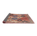 Sideview of Traditional Brown Red Persian Rug, tr4637