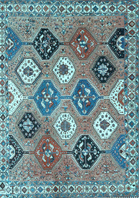 Persian Light Blue Traditional Rug, tr4637lblu