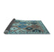 Sideview of Persian Light Blue Traditional Rug, tr4637lblu