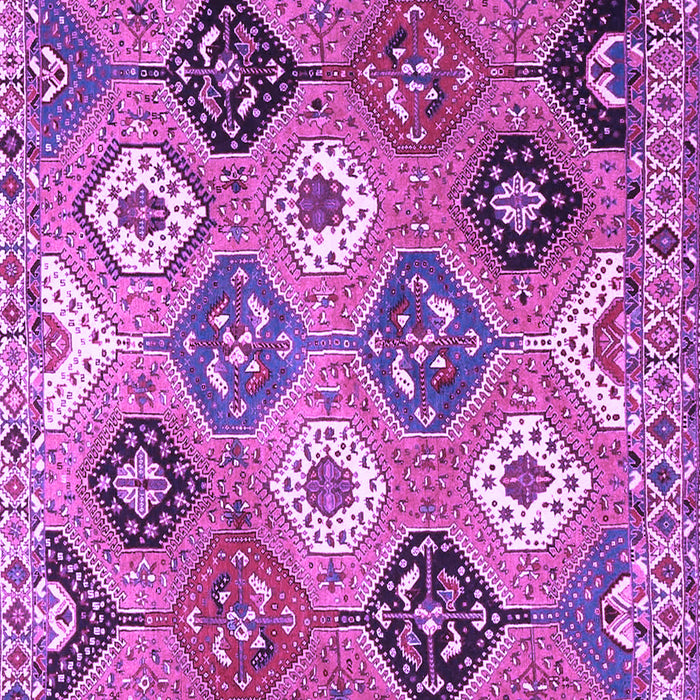 Machine Washable Persian Purple Traditional Area Rugs, wshtr4637pur