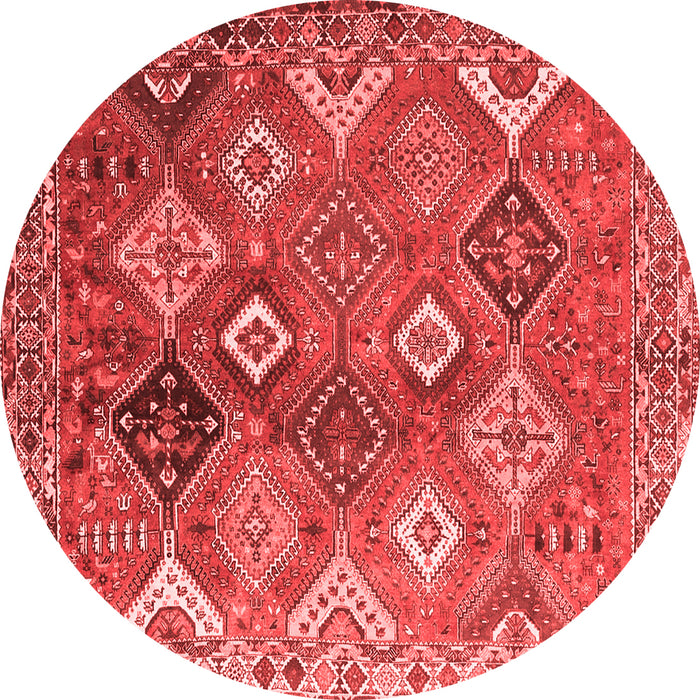 Machine Washable Persian Red Traditional Rug, wshtr4638red