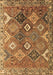 Machine Washable Persian Brown Traditional Rug, wshtr4638brn