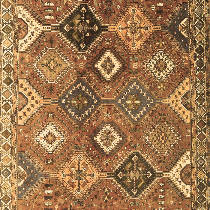 Machine Washable Persian Brown Traditional Rug, wshtr4638brn