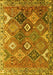 Machine Washable Persian Yellow Traditional Rug, wshtr4638yw