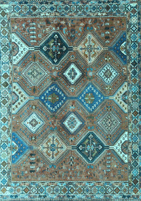 Persian Light Blue Traditional Rug, tr4638lblu
