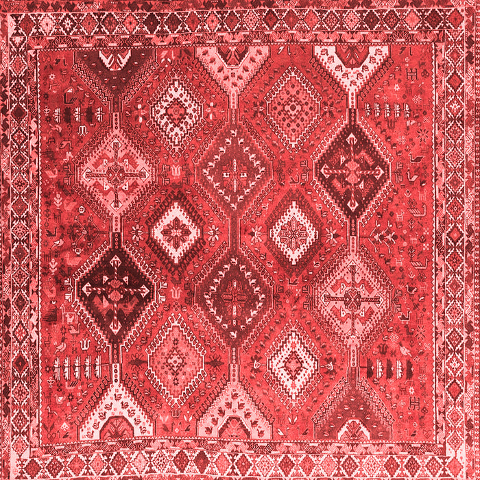 Machine Washable Persian Red Traditional Rug, wshtr4638red