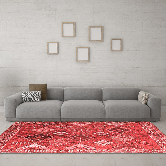 Traditional Red Washable Rugs