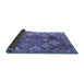 Sideview of Persian Blue Traditional Rug, tr4638blu