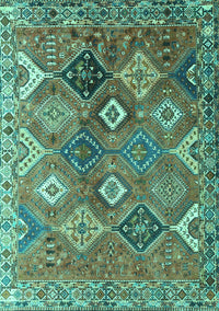 Persian Turquoise Traditional Rug, tr4638turq