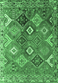 Persian Emerald Green Traditional Rug, tr4638emgrn