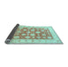 Sideview of Oriental Light Blue Traditional Rug, tr4639lblu