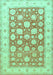 Oriental Turquoise Traditional Rug, tr4639turq