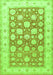 Oriental Green Traditional Rug, tr4639grn