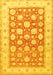 Oriental Yellow Traditional Rug, tr4639yw