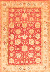 Oriental Orange Traditional Rug, tr4639org