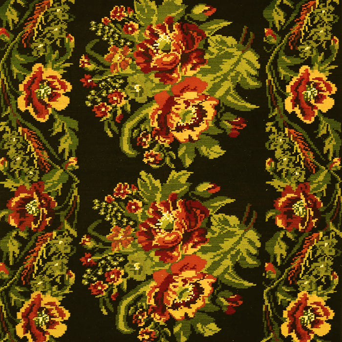 Medallion Yellow French Rug, tr463yw