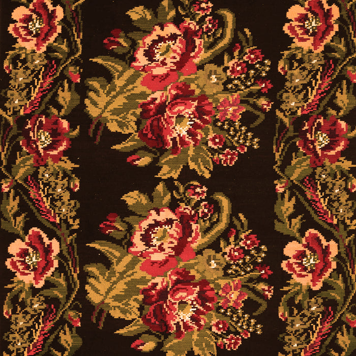 Medallion Orange French Rug, tr463org