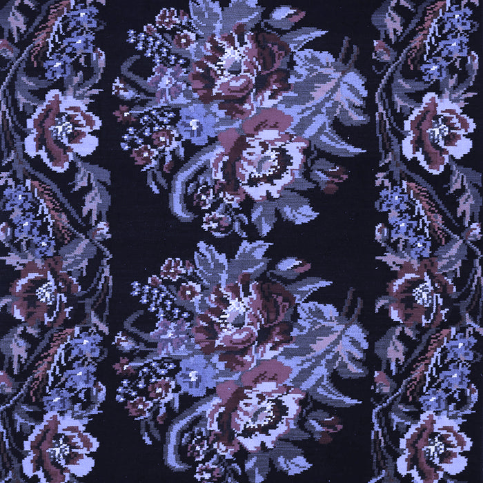 Medallion Blue French Rug, tr463blu