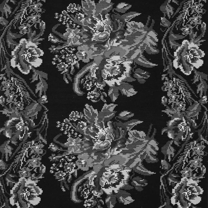 Medallion Gray French Rug, tr463gry