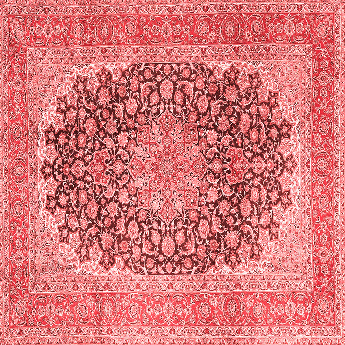 Medallion Red Traditional Rug, tr4640red
