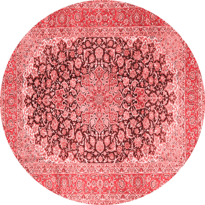 Medallion Red Traditional Rug, tr4640red