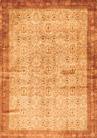 Oriental Orange Traditional Rug, tr4642org