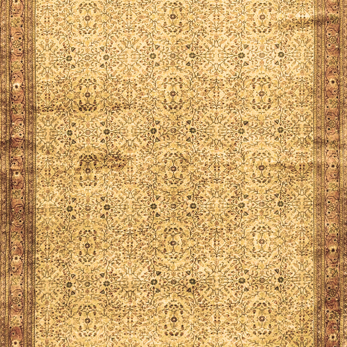 Machine Washable Oriental Brown Traditional Rug, wshtr4642brn