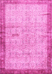 Oriental Pink Traditional Rug, tr4642pnk