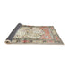 Sideview of Traditional Dark Almond Brown Animal Rug, tr4643