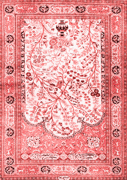 Animal Red Traditional Area Rugs