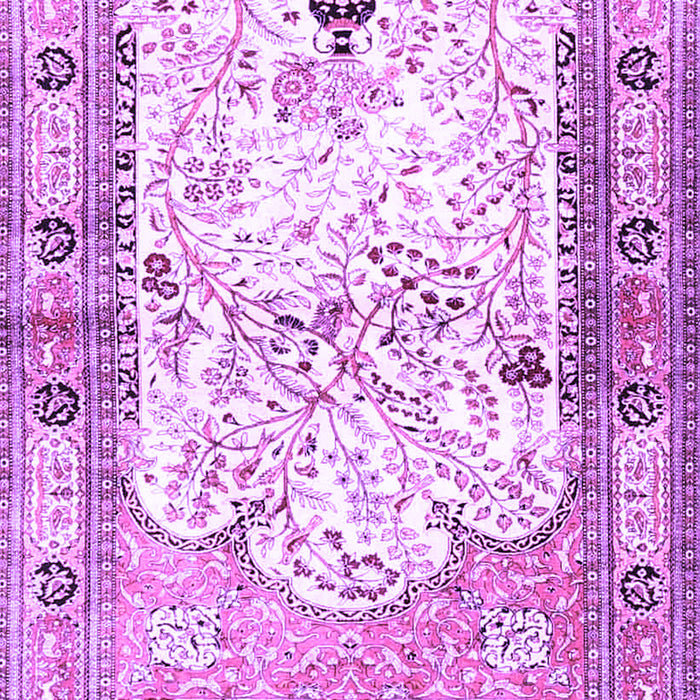 Machine Washable Animal Purple Traditional Area Rugs, wshtr4643pur