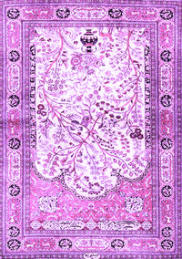 Animal Purple Traditional Rug, tr4643pur