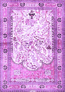 Animal Purple Traditional Rug, tr4643pur