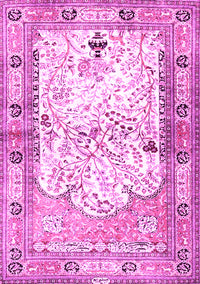 Animal Pink Traditional Rug, tr4643pnk