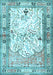 Animal Light Blue Traditional Rug, tr4643lblu