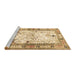 Sideview of Machine Washable Animal Brown Traditional Rug, wshtr4643brn