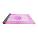 Sideview of Persian Pink Traditional Rug, tr4644pnk