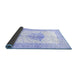 Sideview of Persian Blue Traditional Rug, tr4644blu