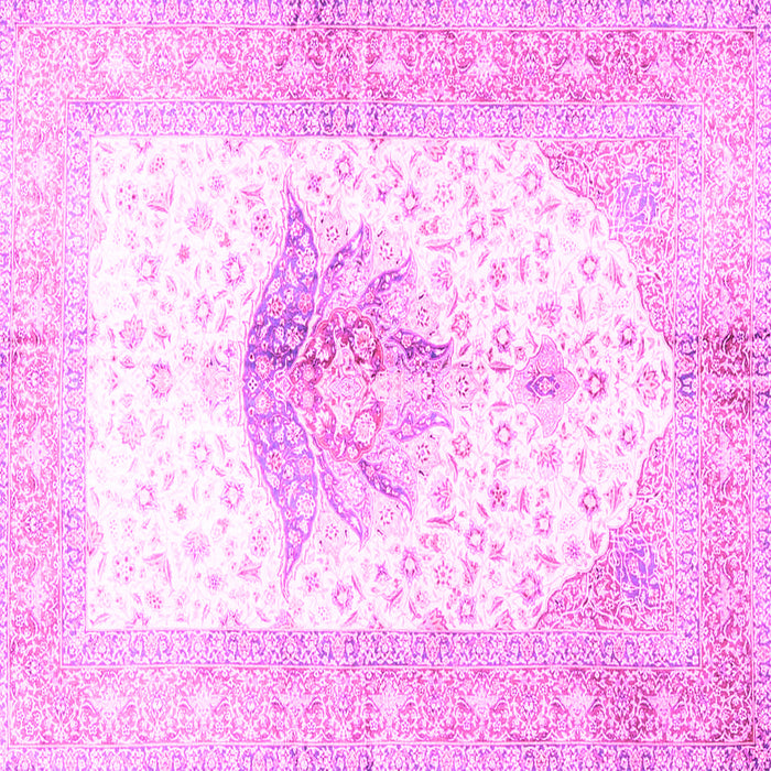 Square Persian Pink Traditional Rug, tr4644pnk