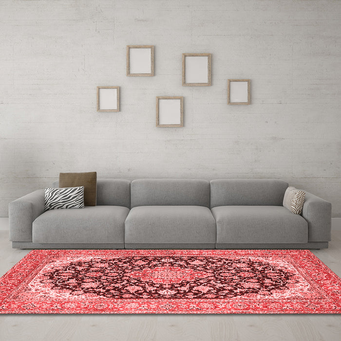 Traditional Red Washable Rugs