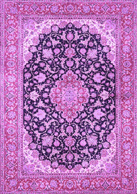 Medallion Purple Traditional Rug, tr4645pur