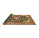 Sideview of Medallion Brown Traditional Rug, tr4645brn