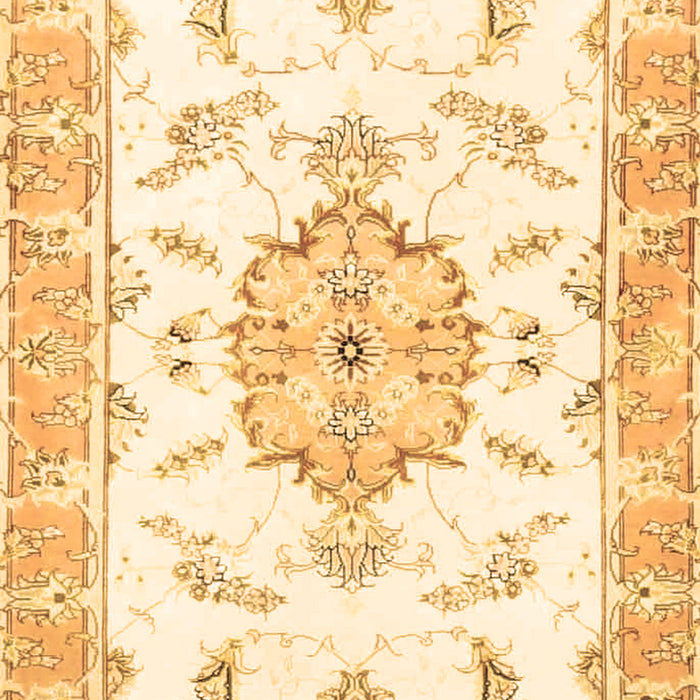 Medallion Brown Traditional Rug, tr4646brn