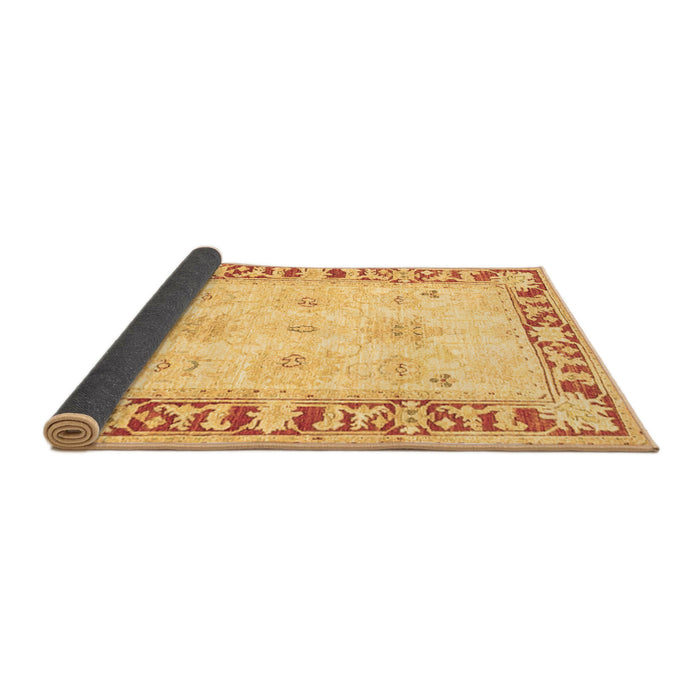 Sideview of Persian Brown Traditional Rug, tr4647brn