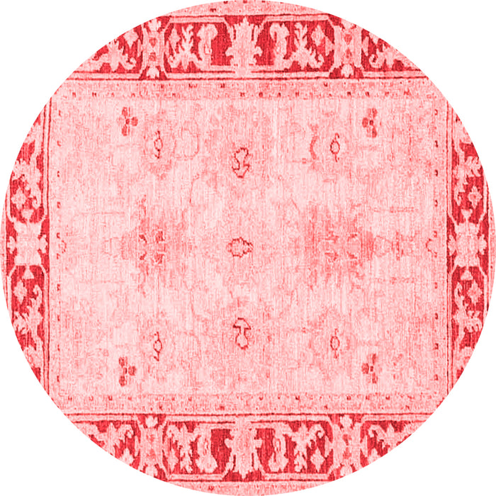 Machine Washable Persian Red Traditional Rug, wshtr4647red