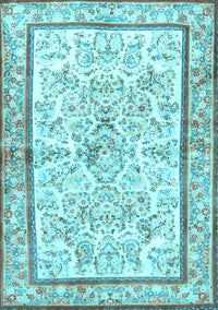 Persian Light Blue Traditional Rug, tr4648lblu