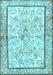 Persian Light Blue Traditional Rug, tr4648lblu