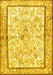 Persian Yellow Traditional Rug, tr4648yw