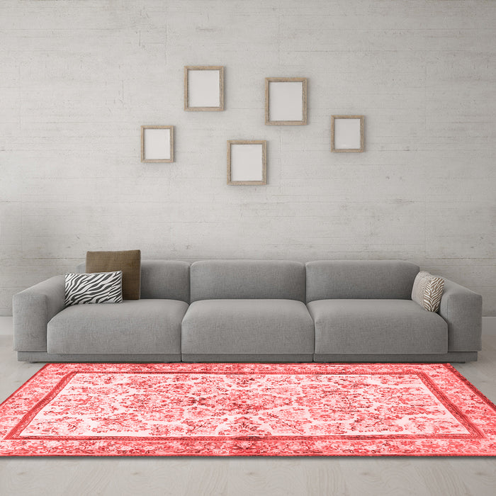 Traditional Red Washable Rugs