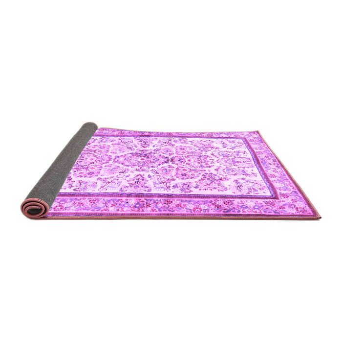 Sideview of Persian Purple Traditional Rug, tr4648pur